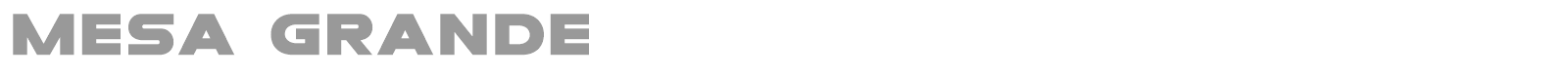 Mesa Grande font preview